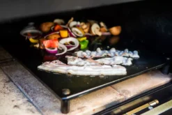 Der Merklinger Feuerplatte 1200 -Brun Grill Geschaft merklinger holzbackofen grill pizzaofen brotbackofen feuerplatte jpg