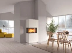 Kaminbausatz Nordpeis MONACO A Links IR Super Max, 7 KW -Brun Grill Geschaft monaco a high left environment de fi 2