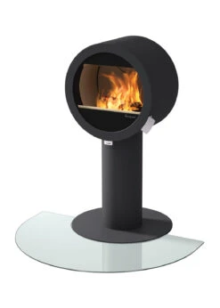 Kaminofen Nordpeis ME Sockel 5,8 KW Schwarz -Brun Grill Geschaft nordpeis kaminofen me sockel schwarz mit vorlegeglasplatte gross 00axpskllq9u0vd