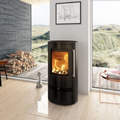 Kaminofen TermaTech TT21RL Schwarz, 6 KW -Brun Grill Geschaft s01 628 0rs5n0msyi2odw