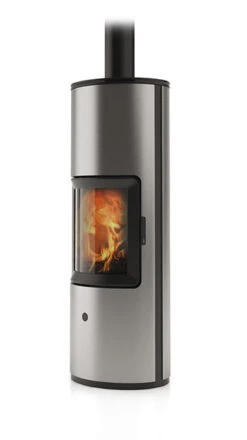 Kaminofen MCZ STRIPE Overnight, 7 KW -Brun Grill Geschaft small stripeovernight 242 aluminium0gmezvdk8eelv