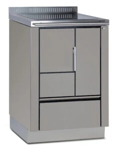 Holzherd Greithwald Tyrola TRA 60, 6 KW -Brun Grill Geschaft tr a60 edelstahl