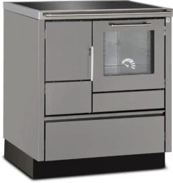 Holzherd Greithwald Tyrola TRB 75, 7 KW -Brun Grill Geschaft tr b75 edelstahl