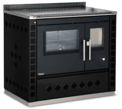 Holzherd Greithwald Tyrola TRC 95, 8 KW -Brun Grill Geschaft tr c95 schwarz schwarz4pfs19wfe4i1b