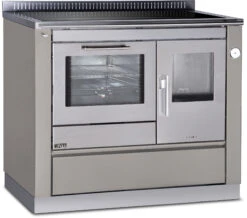 Holzherd Wasserführend Greithwald Tyrola TRT 100, 10 KW -Brun Grill Geschaft tr t100 edelstahl