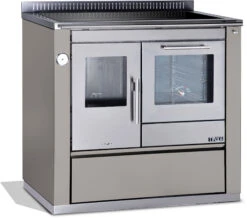 Holzherd Wasserführend Greithwald Tyrola TRT 90, 10 KW -Brun Grill Geschaft tr t90 edelstahl